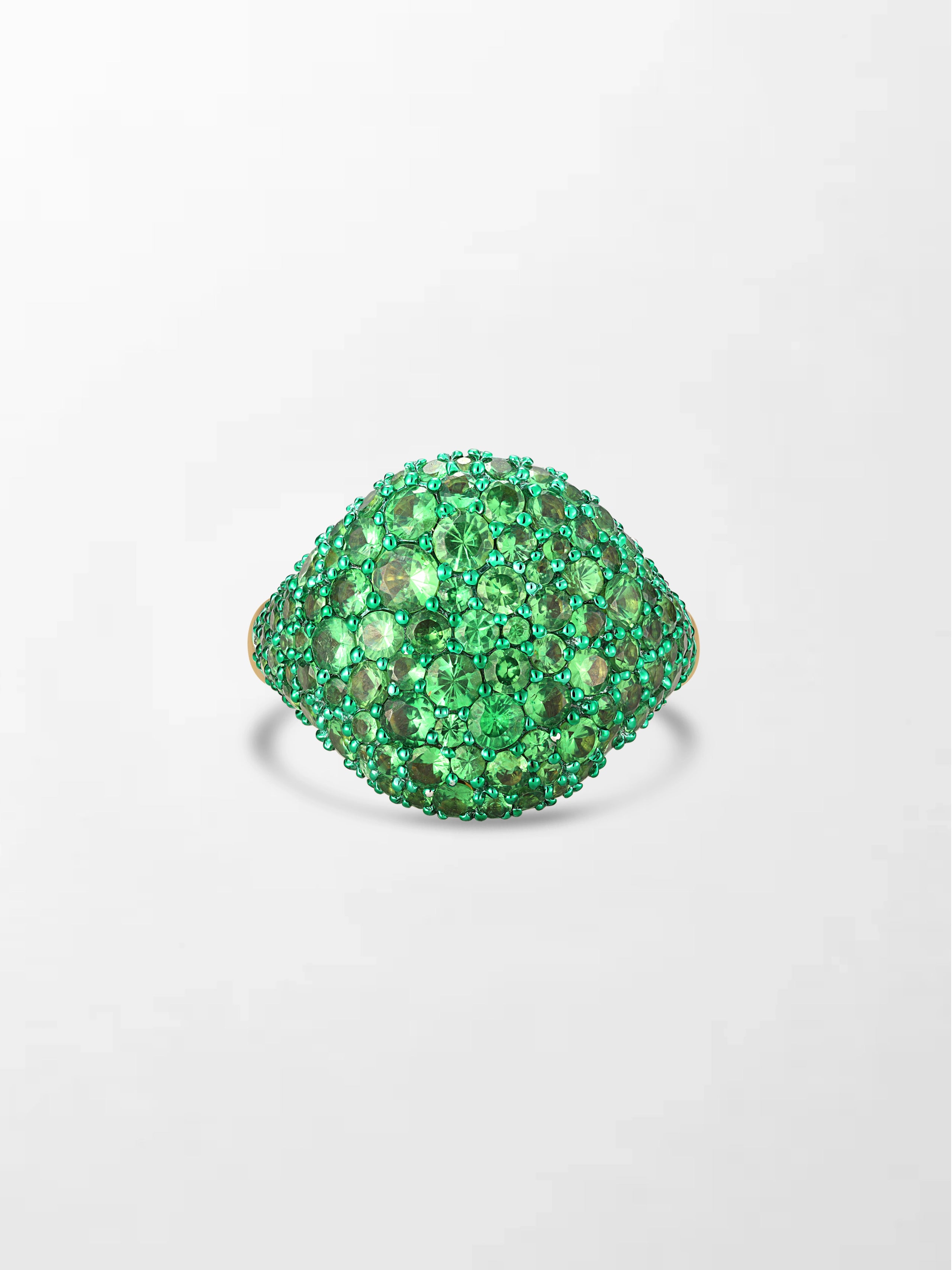 Tsavorite Plush Ring