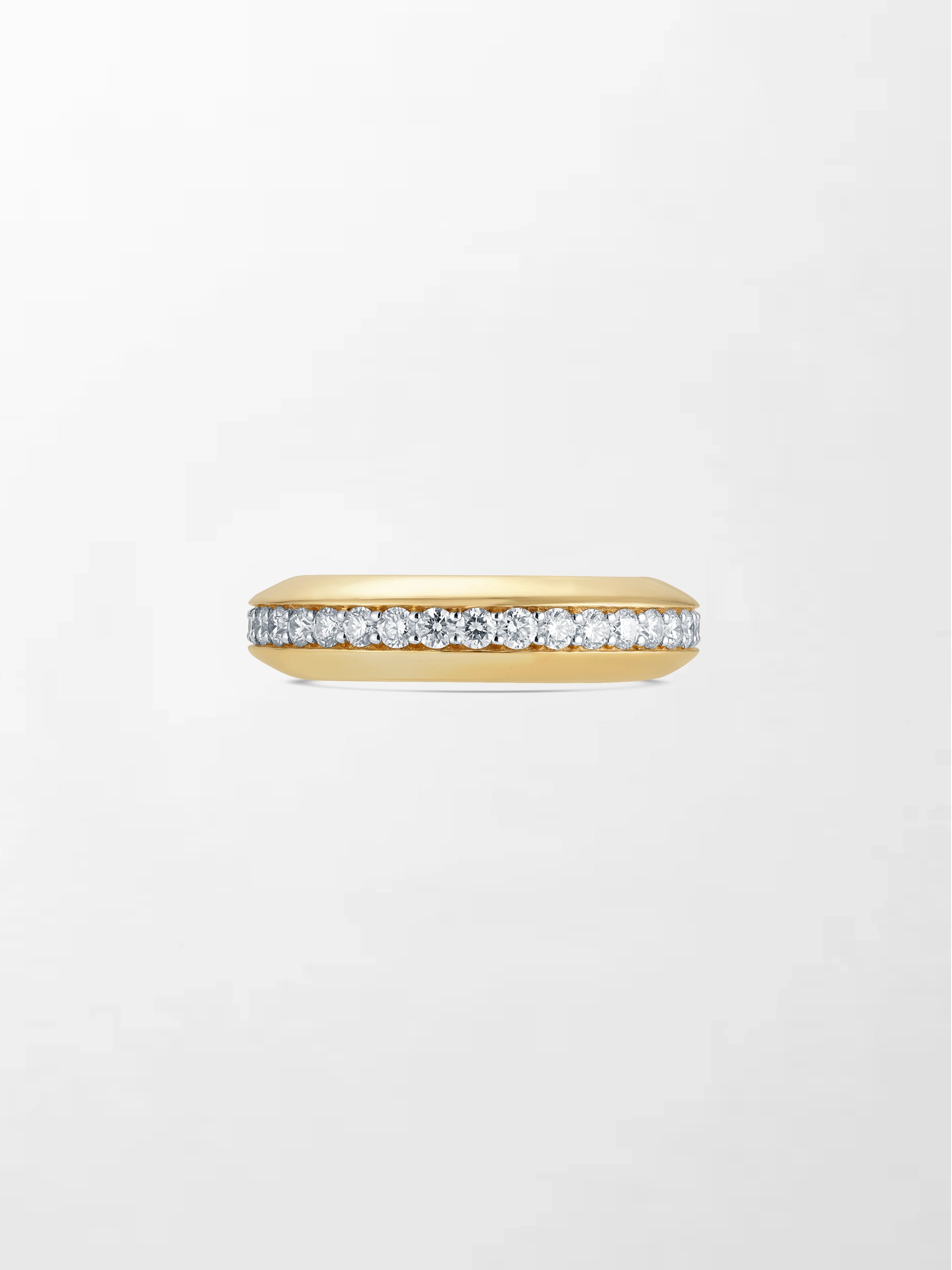 Regular Sphere Diamond Band