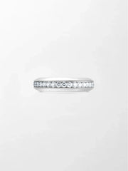 Snow Sphere Diamond Band