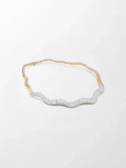 Wave Diamond Necklace