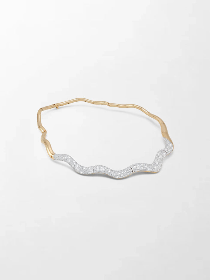 Wave Diamond Necklace