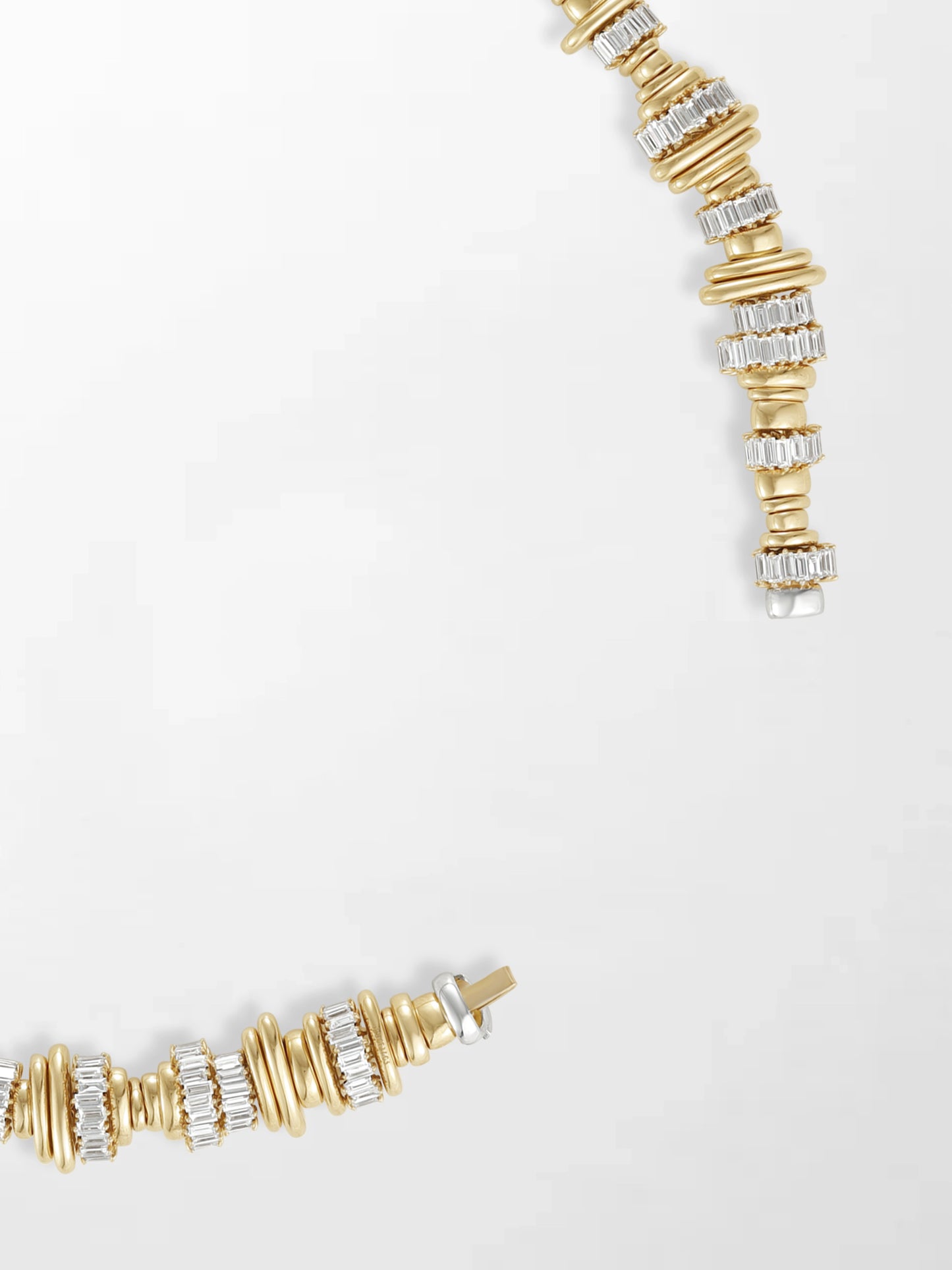 Rondelle Baguette Necklace