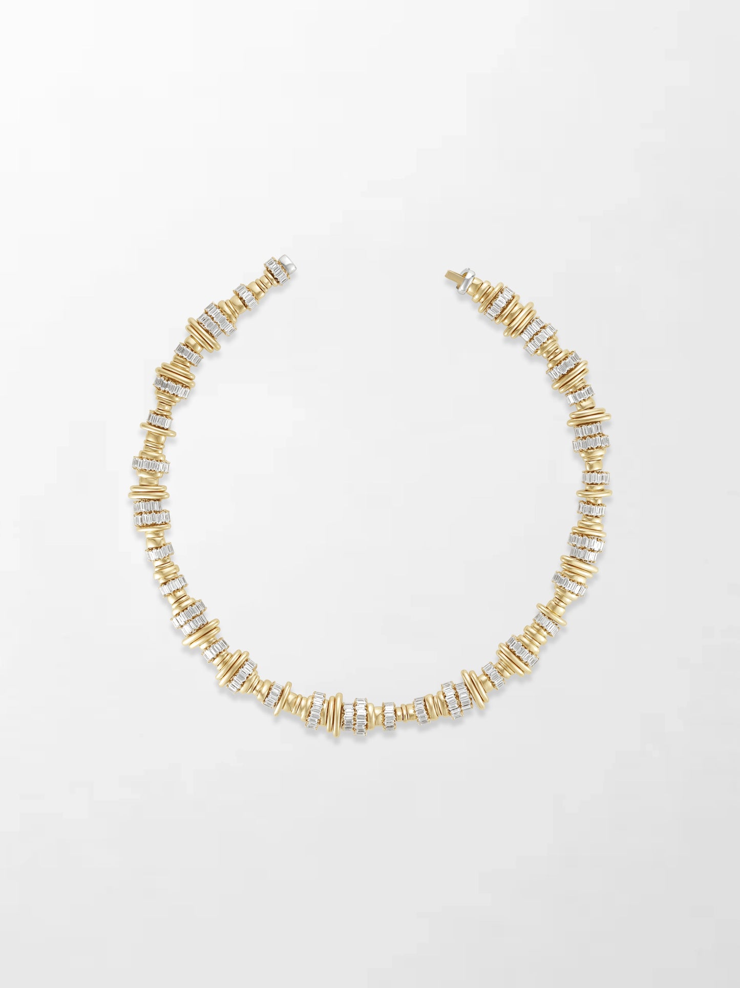 Rondelle Baguette Necklace