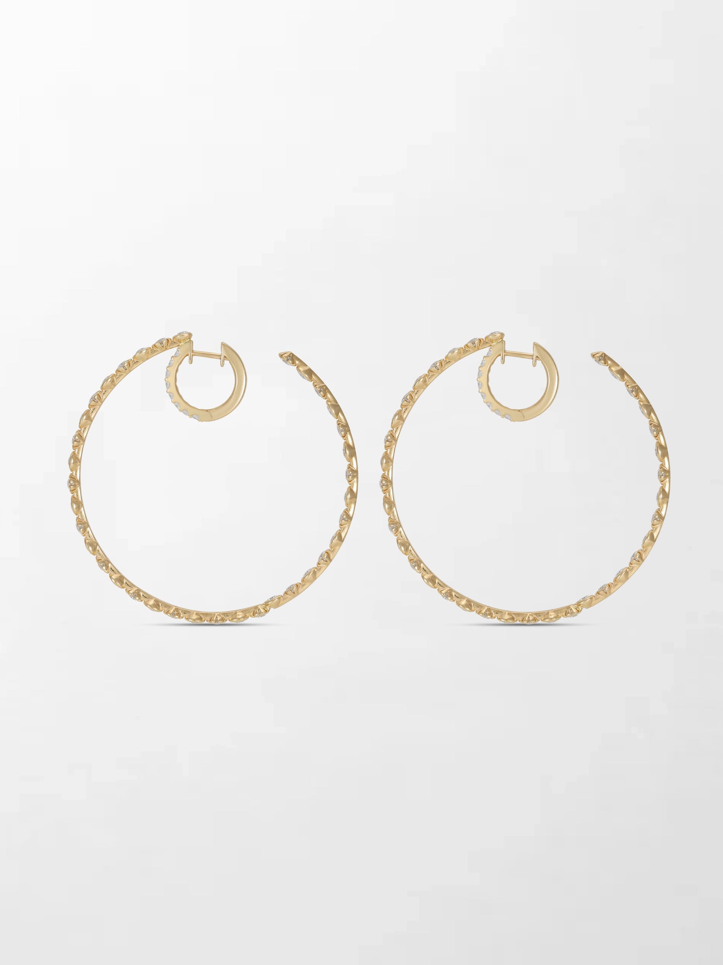 2 inch Split Bezel Double Hoop