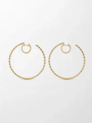 2 inch Split Bezel Double Hoop