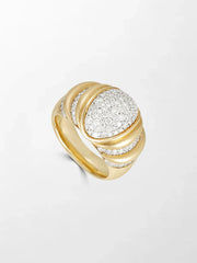 Mooncrest Diamond Ring