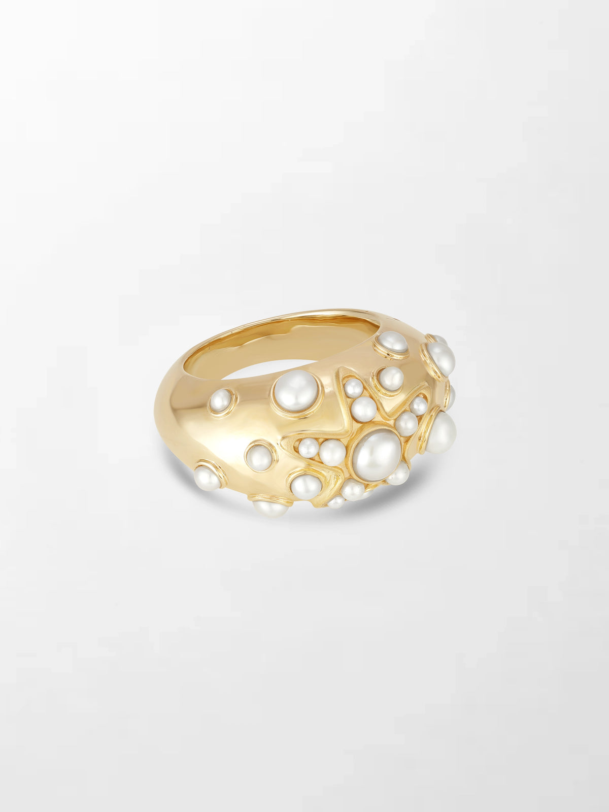 Pearl Reef Gold Ring