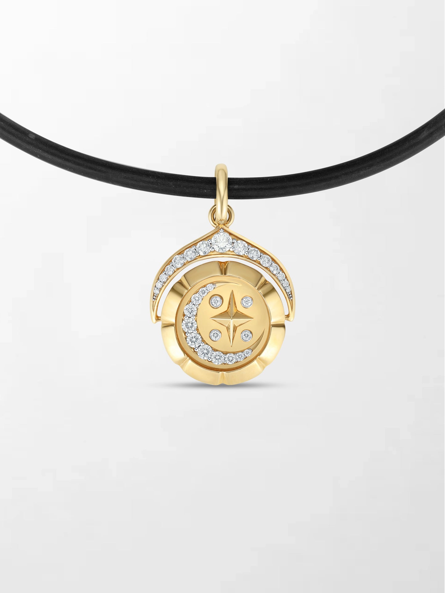 Victorian Moon Pendant