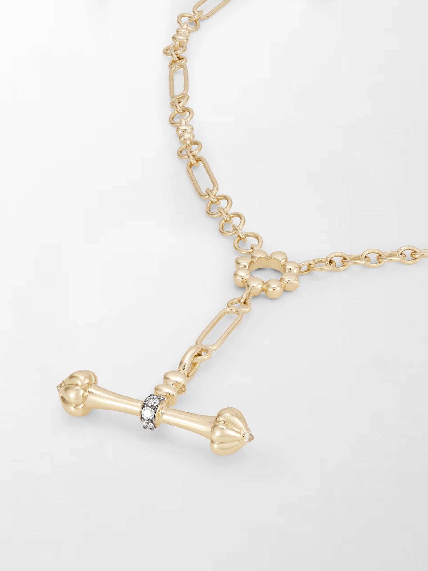 Dumbbell T-Bar Chain