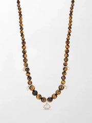 Tiger’s Eye Charm Necklace