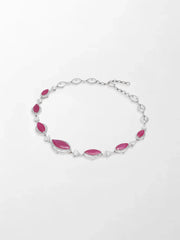 Scarlet Ruby & Diamond Necklace
