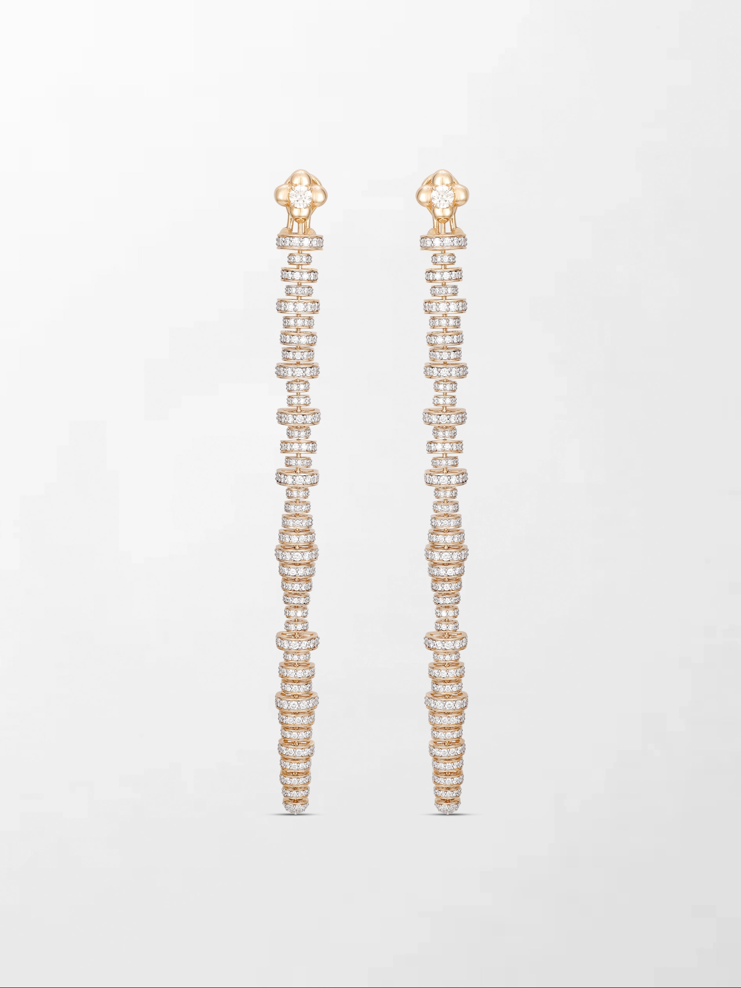 Floret Elongé Roundelle Earring