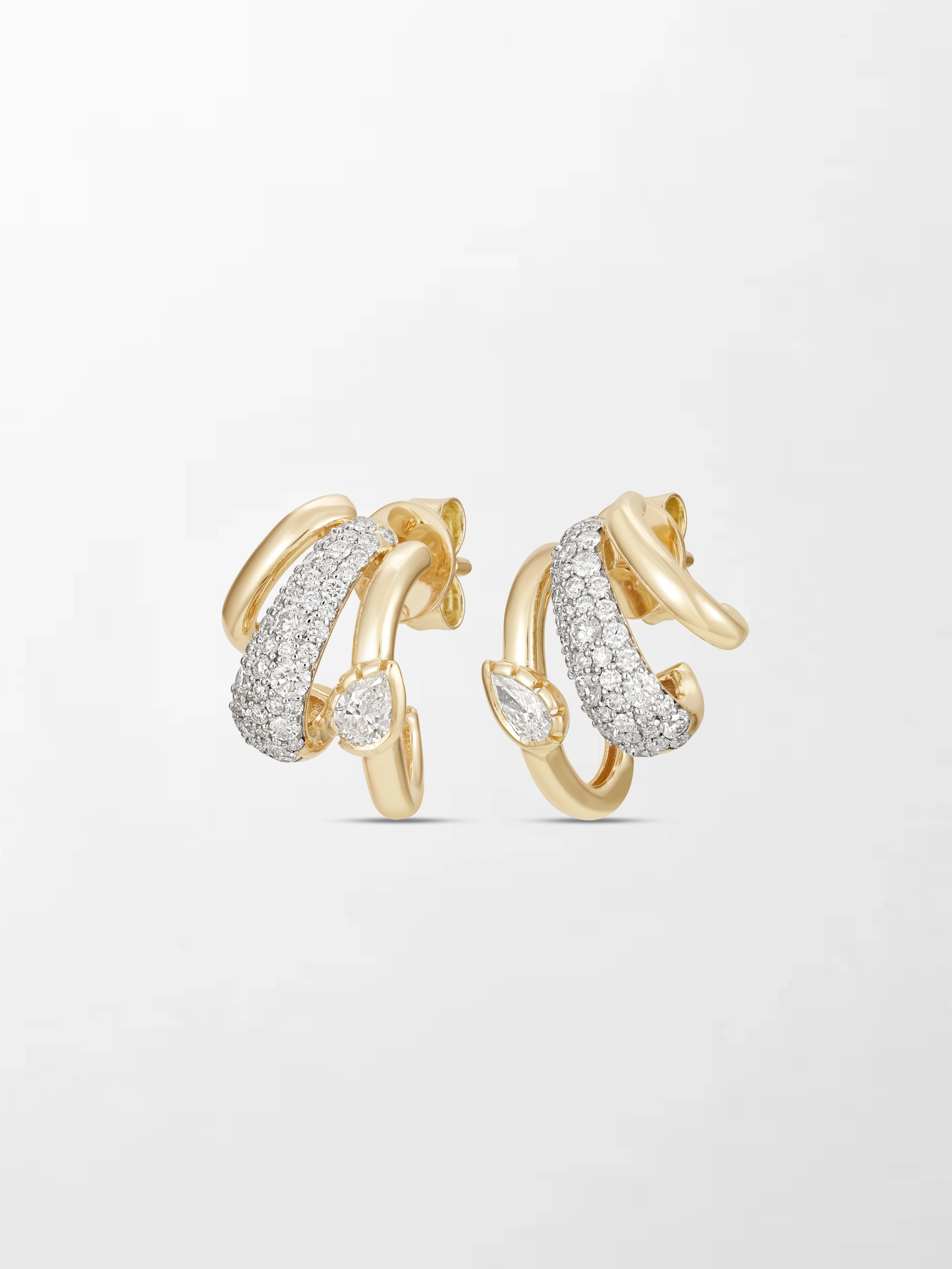 Pear Claw Earring