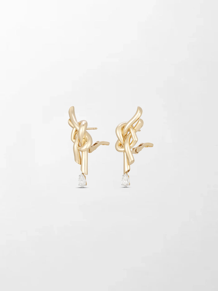 Heart Knot Earring