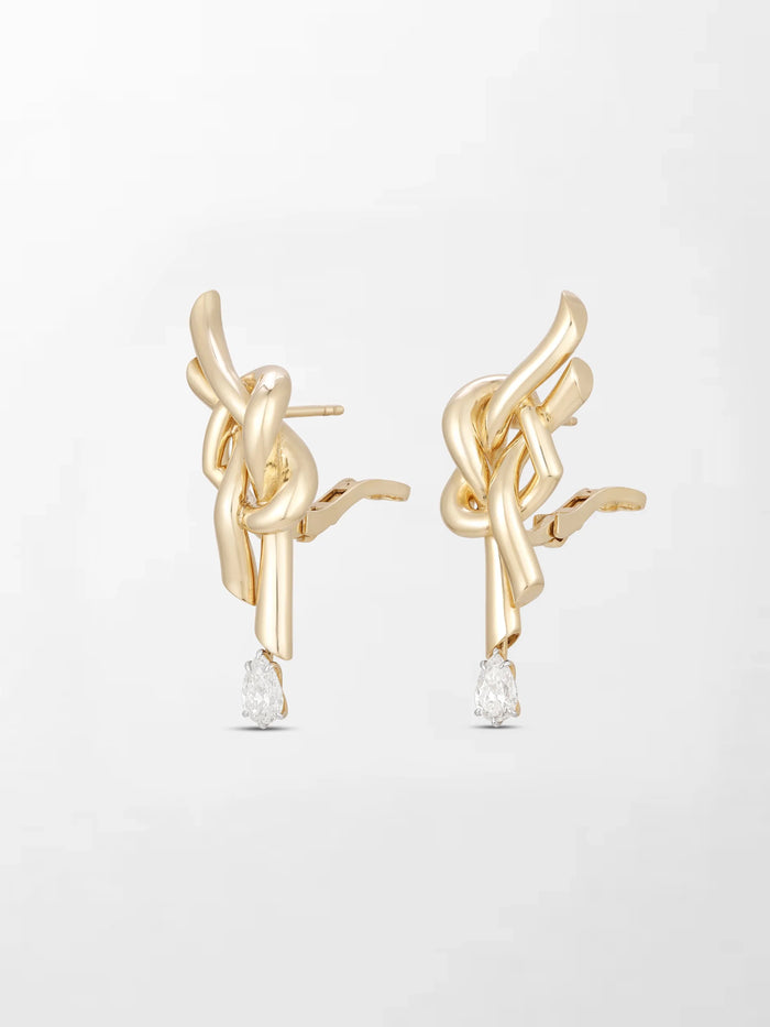 Heart Knot Earring