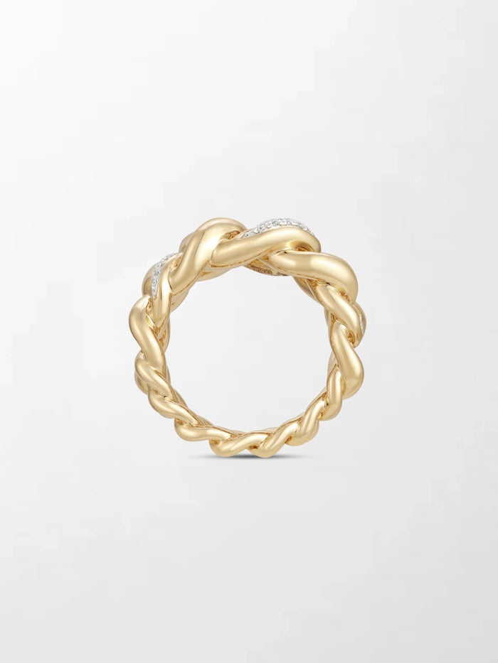 Cuban Pavé Diamond Band