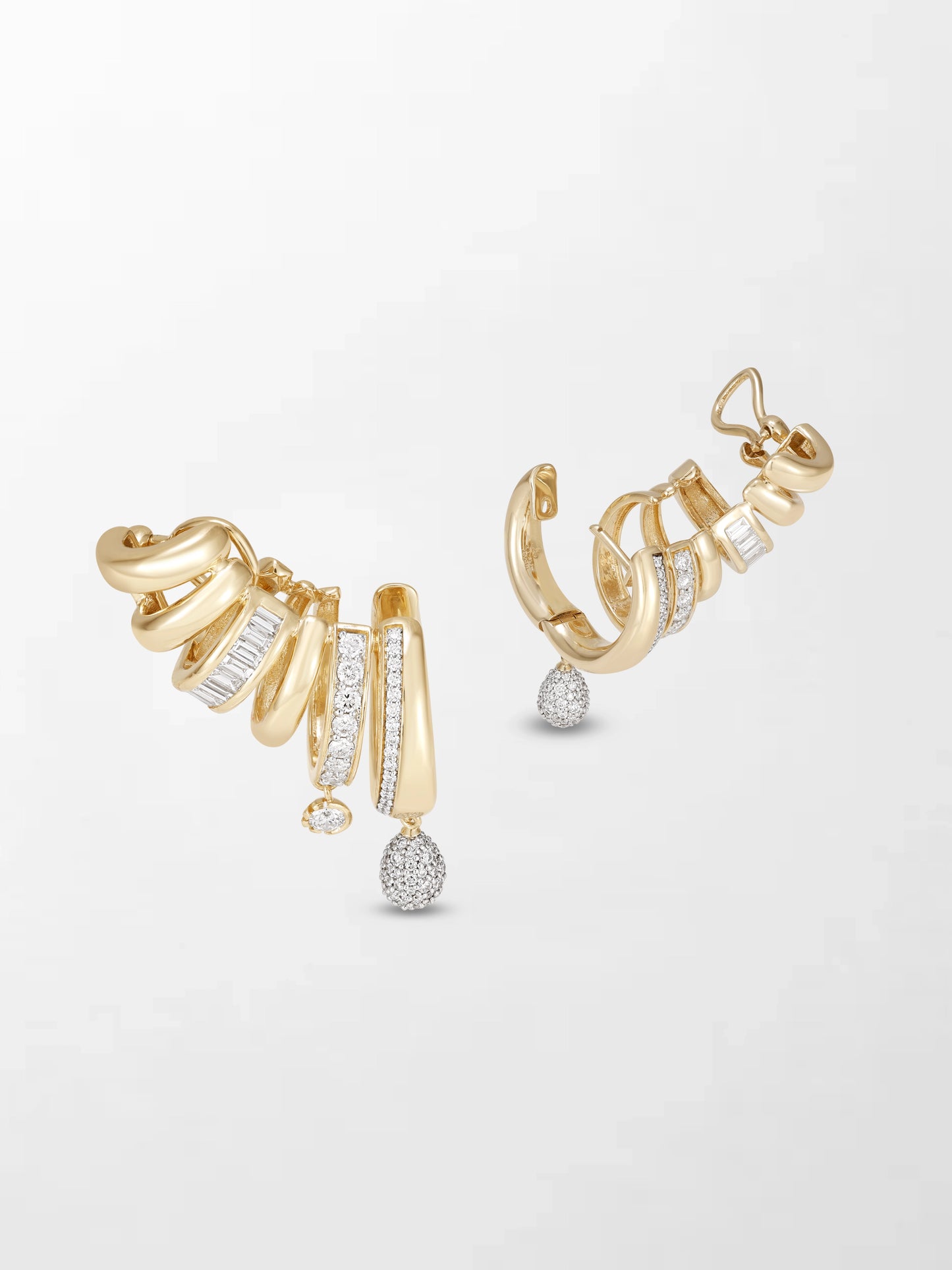 Drop Claw Climber Earring