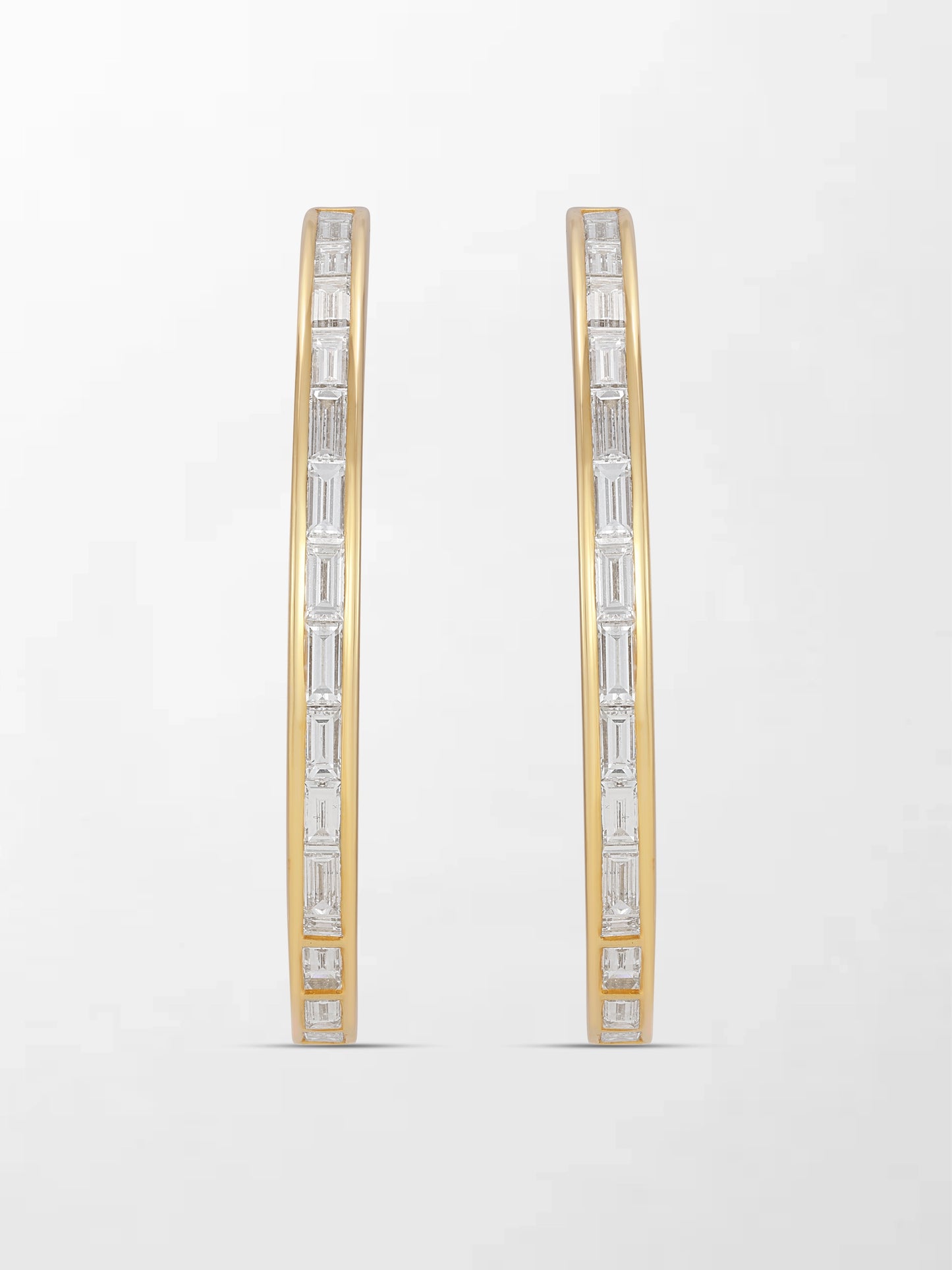 Baguette Canvas Hoops