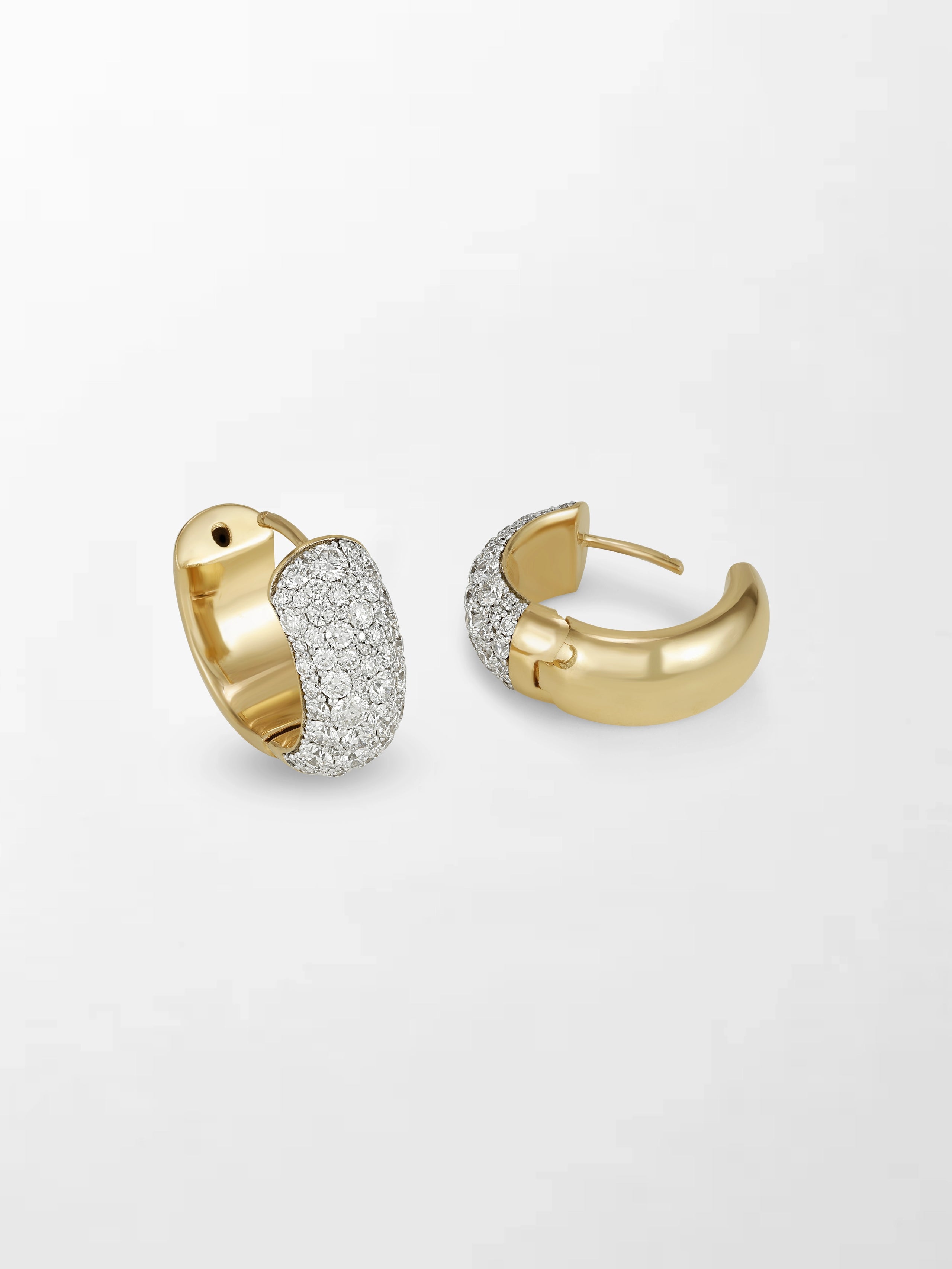 Classic Diamond Hoop