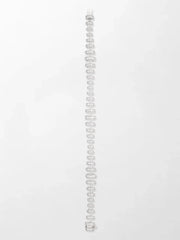 Snow Tapered Roundelle Bracelet