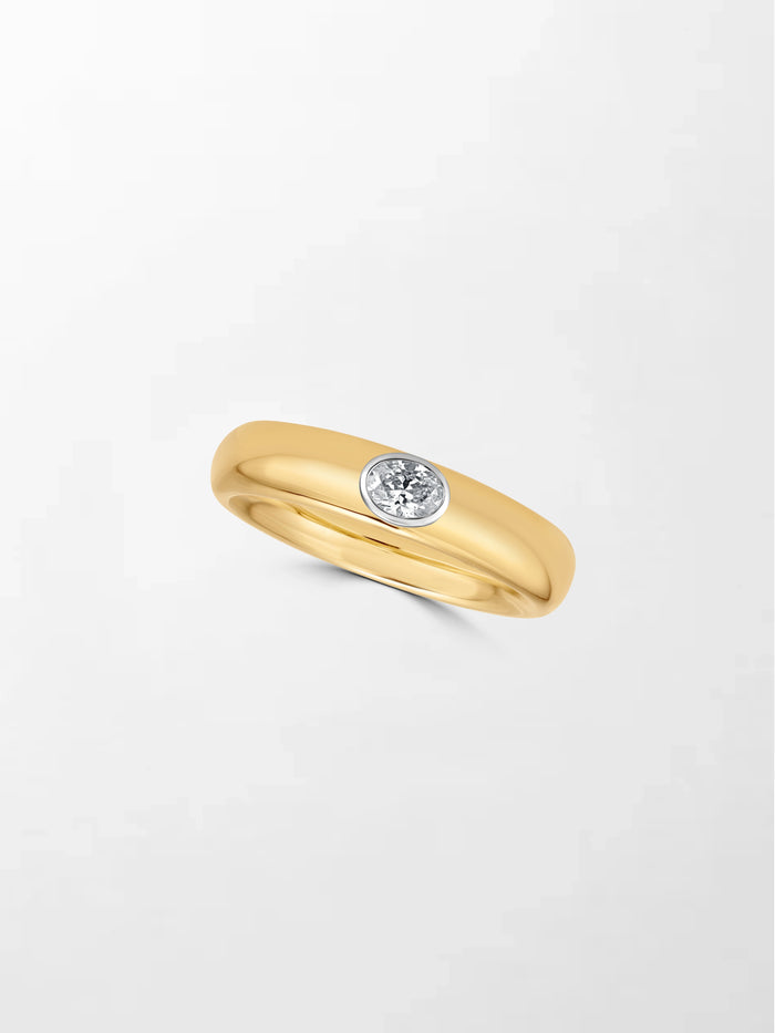 Oval Diamond Classic Band