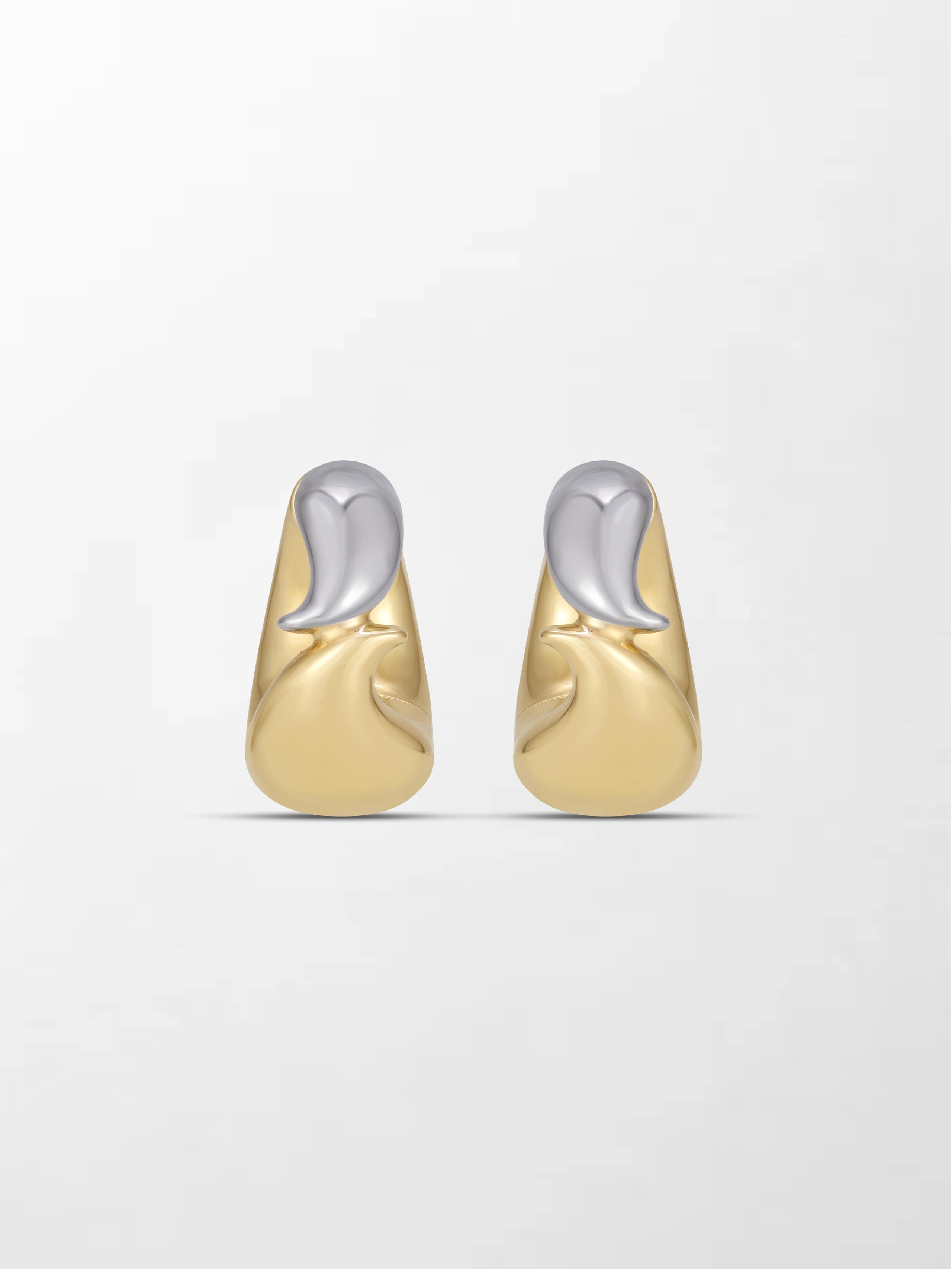 Twin Gold Flick Earring