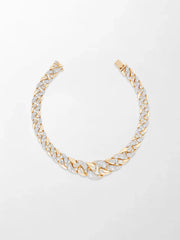 Tapered Cuban Diamond Bracelet