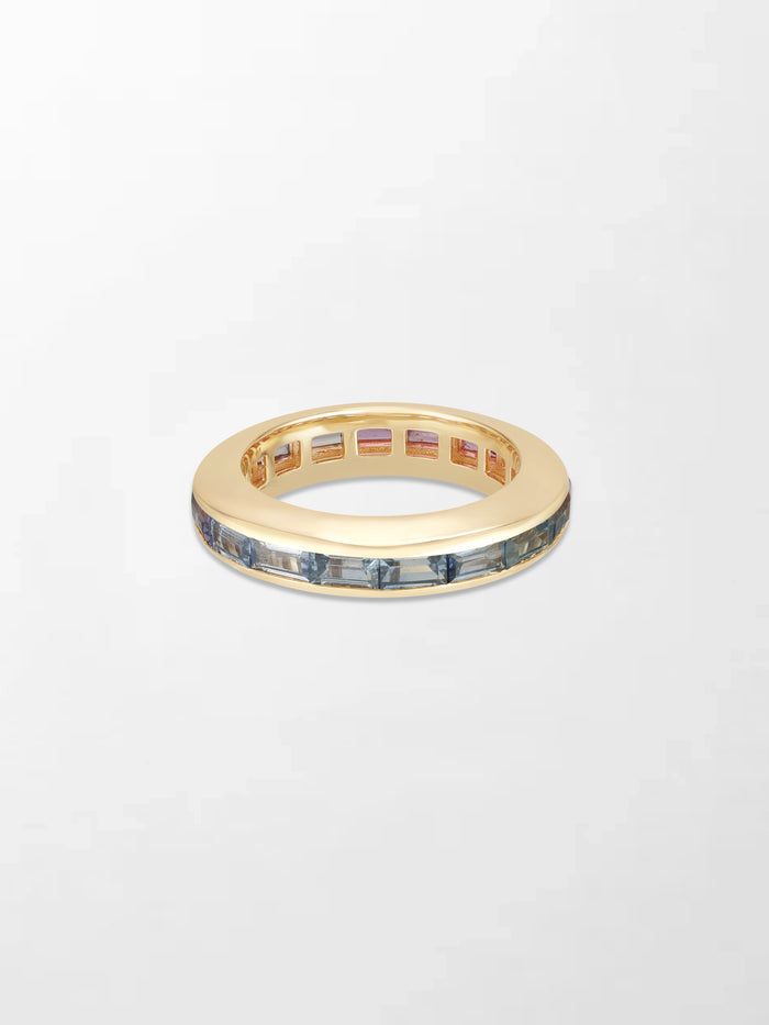 Multi Sapphire Sphere Ring