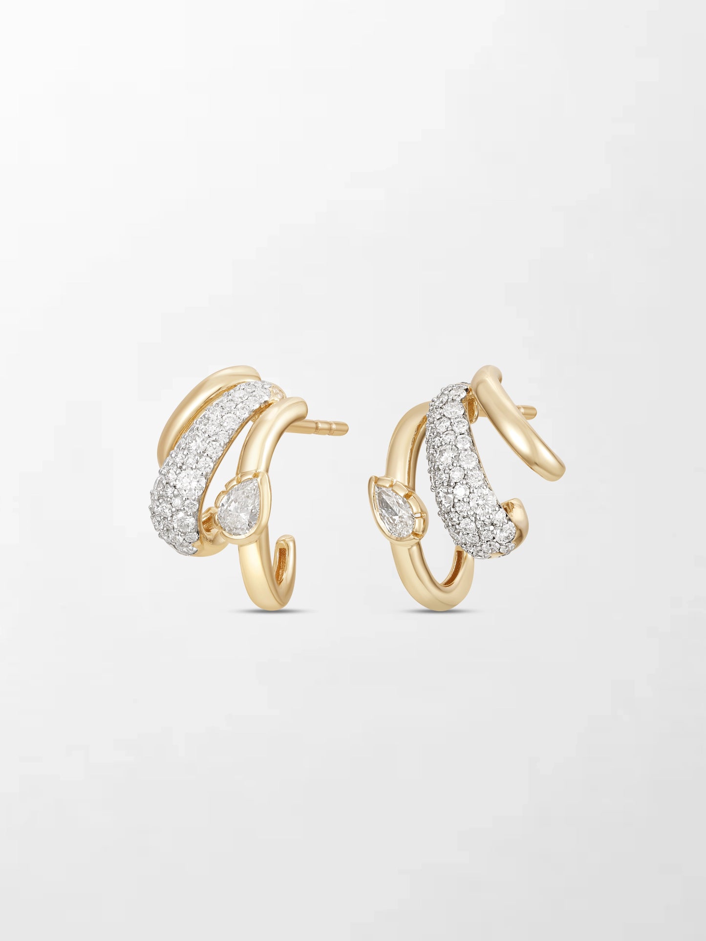 Pear Claw Earring