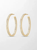 Baguette Canvas Hoops