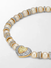 Icon Pearl and Diamond necklace