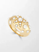 Pearl Reef Gold Ring