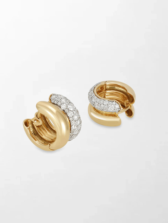 Duo Pavé Huggie