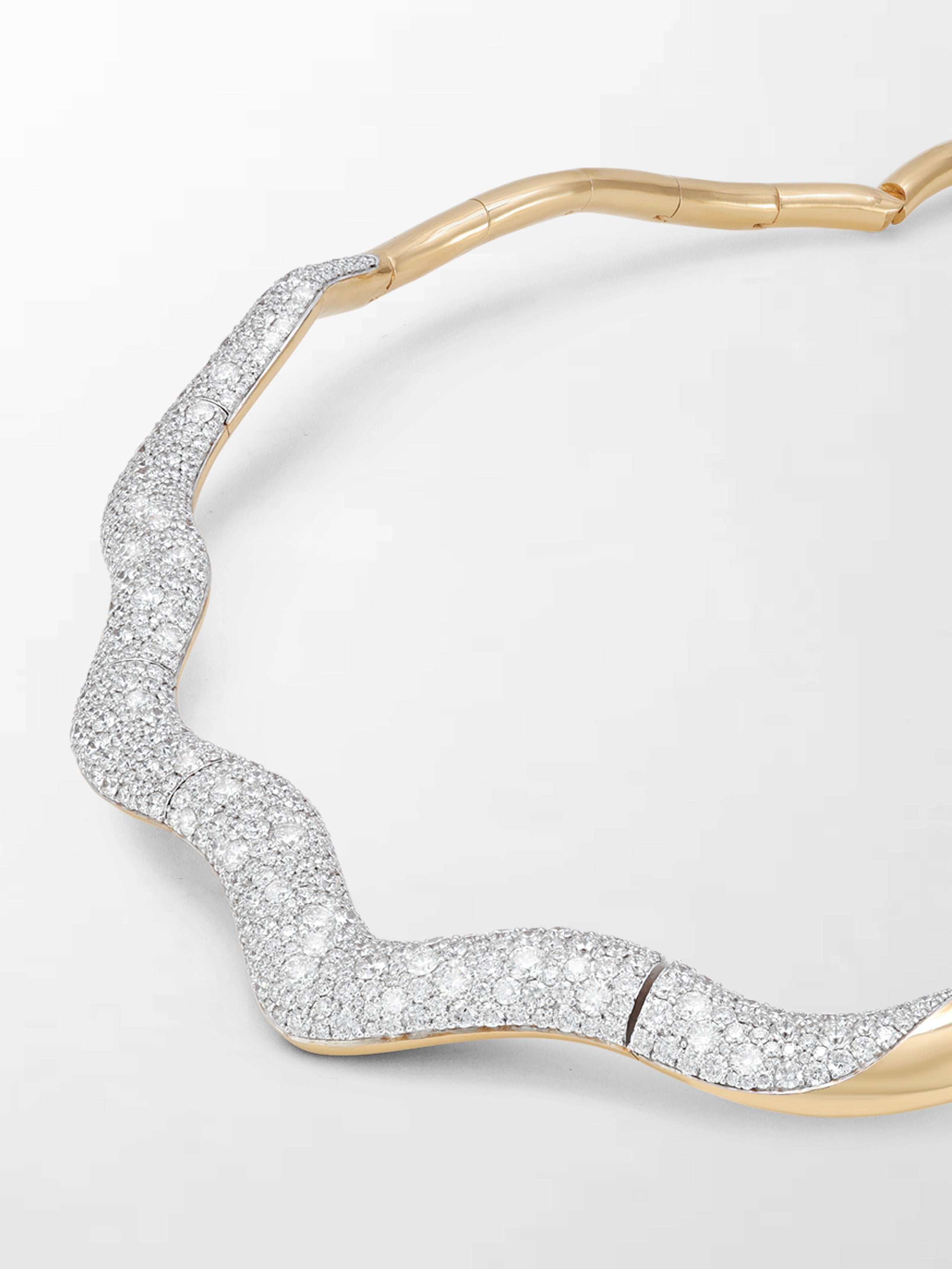 Wave Diamond Necklace