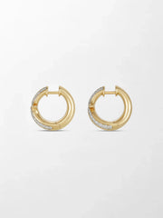 Edge Diamond Flick Earrings