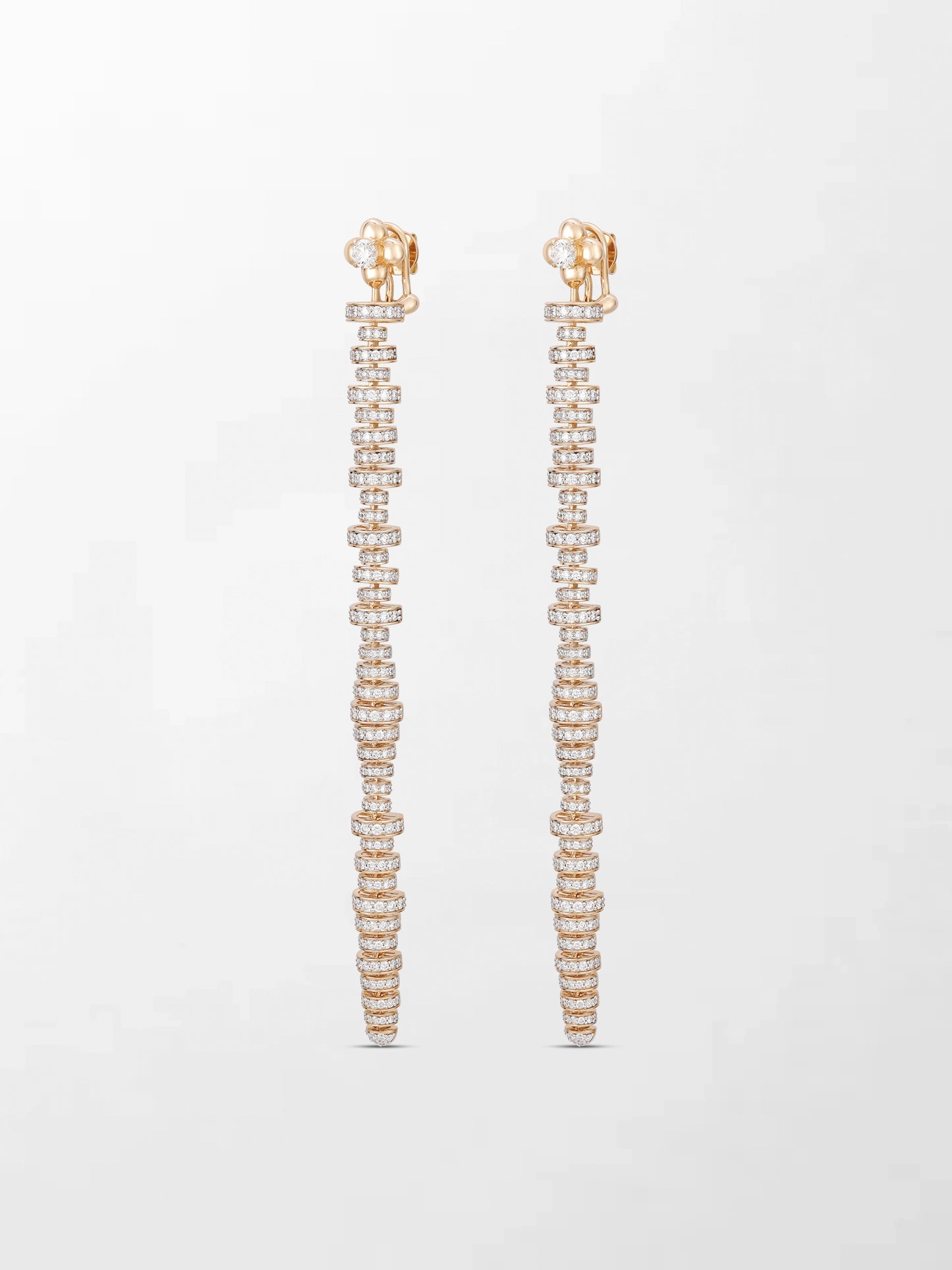 Floret Elongé Roundelle Earring