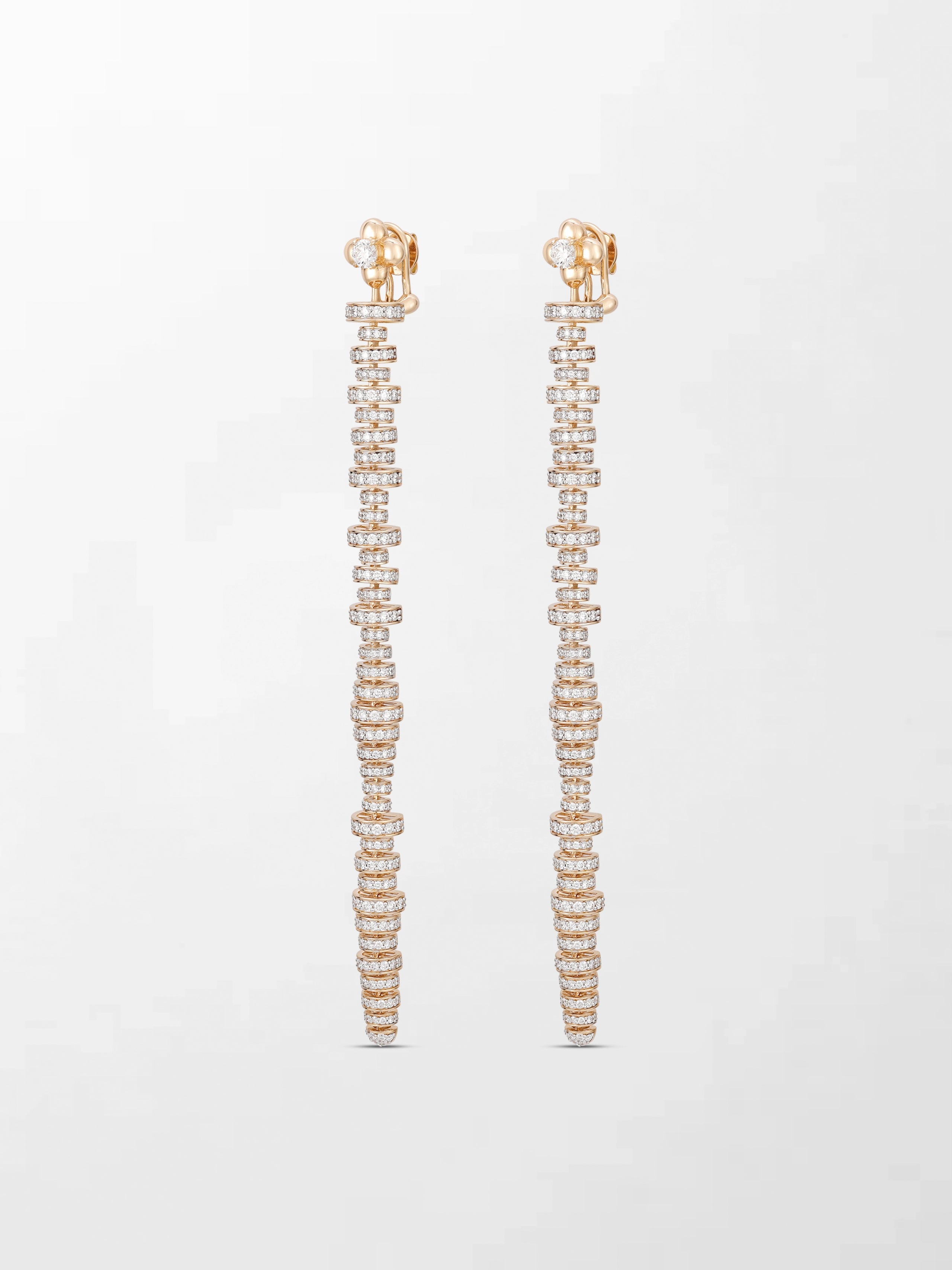 Floret Elongé Roundelle Earring