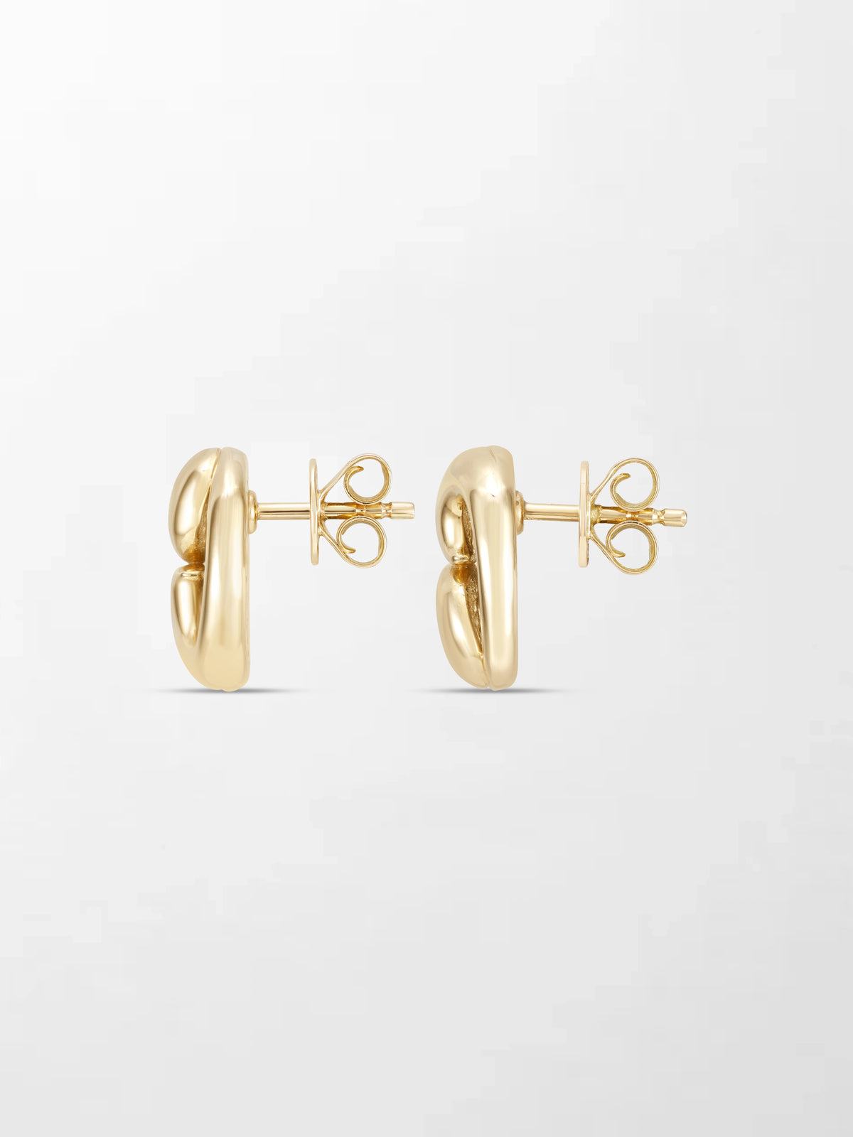 Yin - Yang Flick Diamond Studs