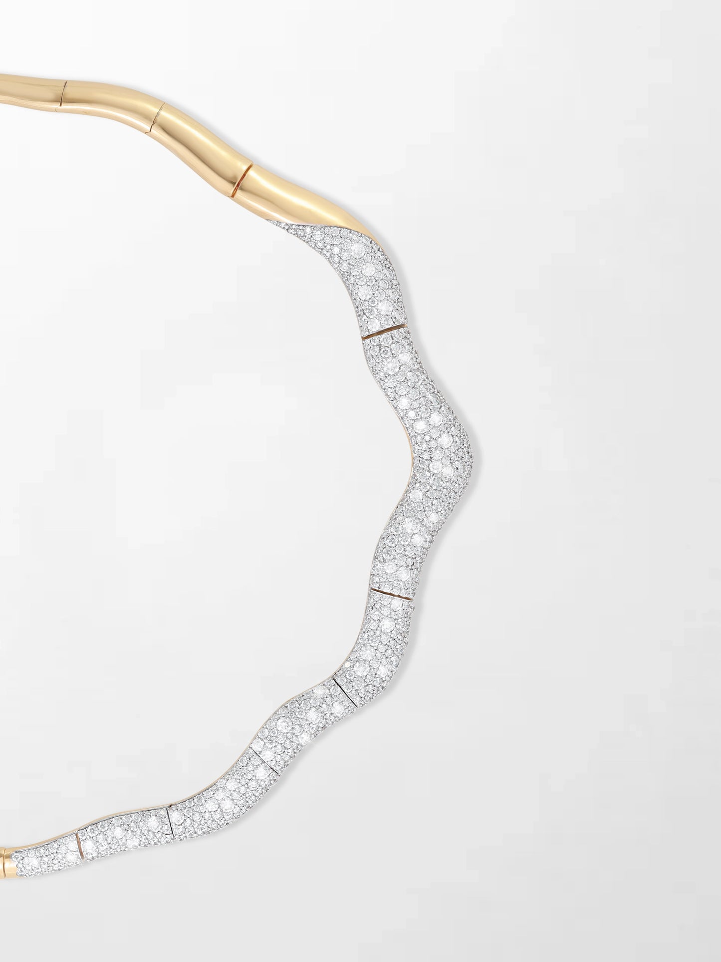 Wave Diamond Necklace