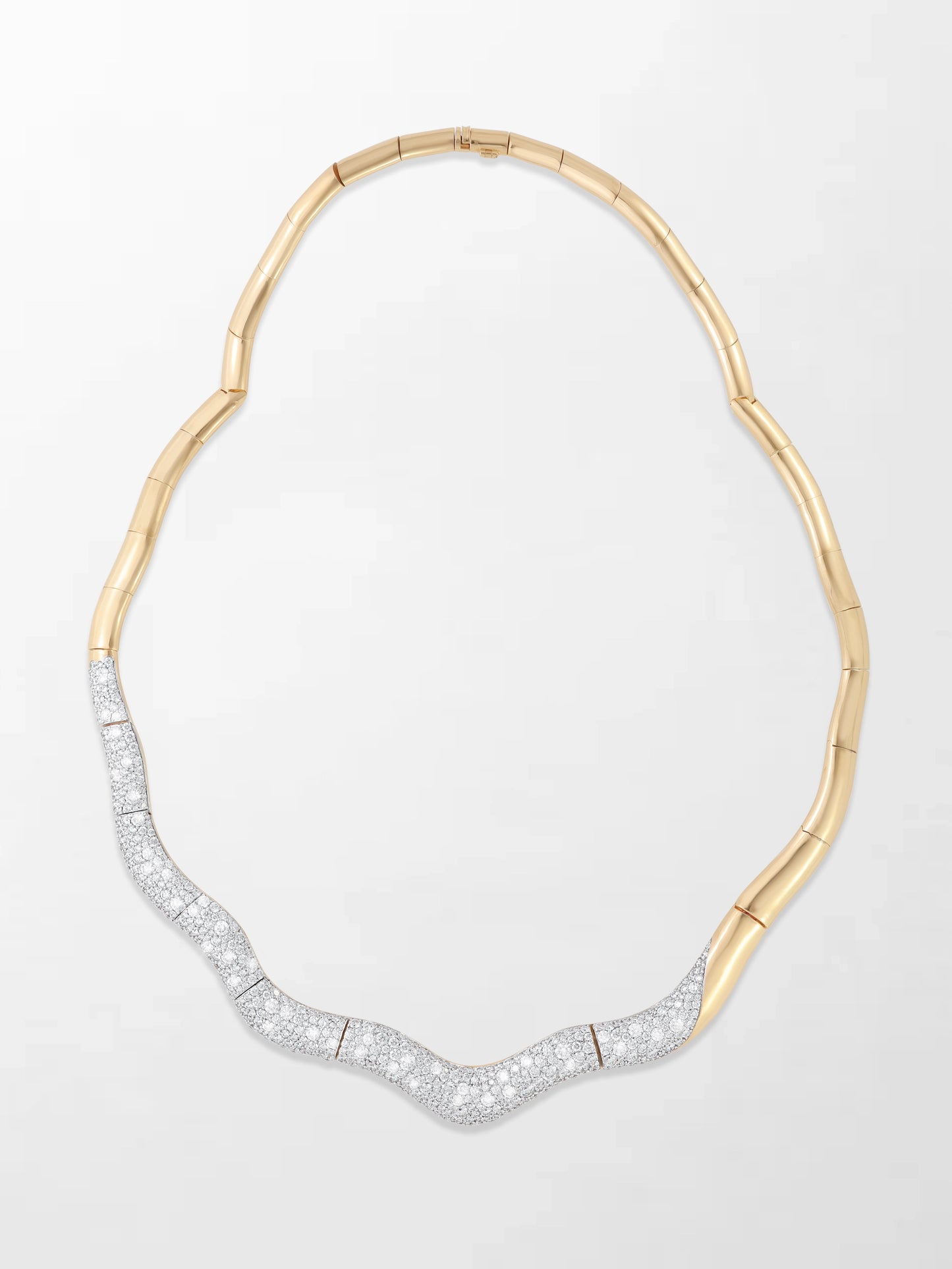 Wave Diamond Necklace