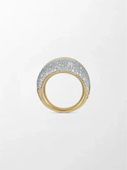 Snow Pavé Flick Ring