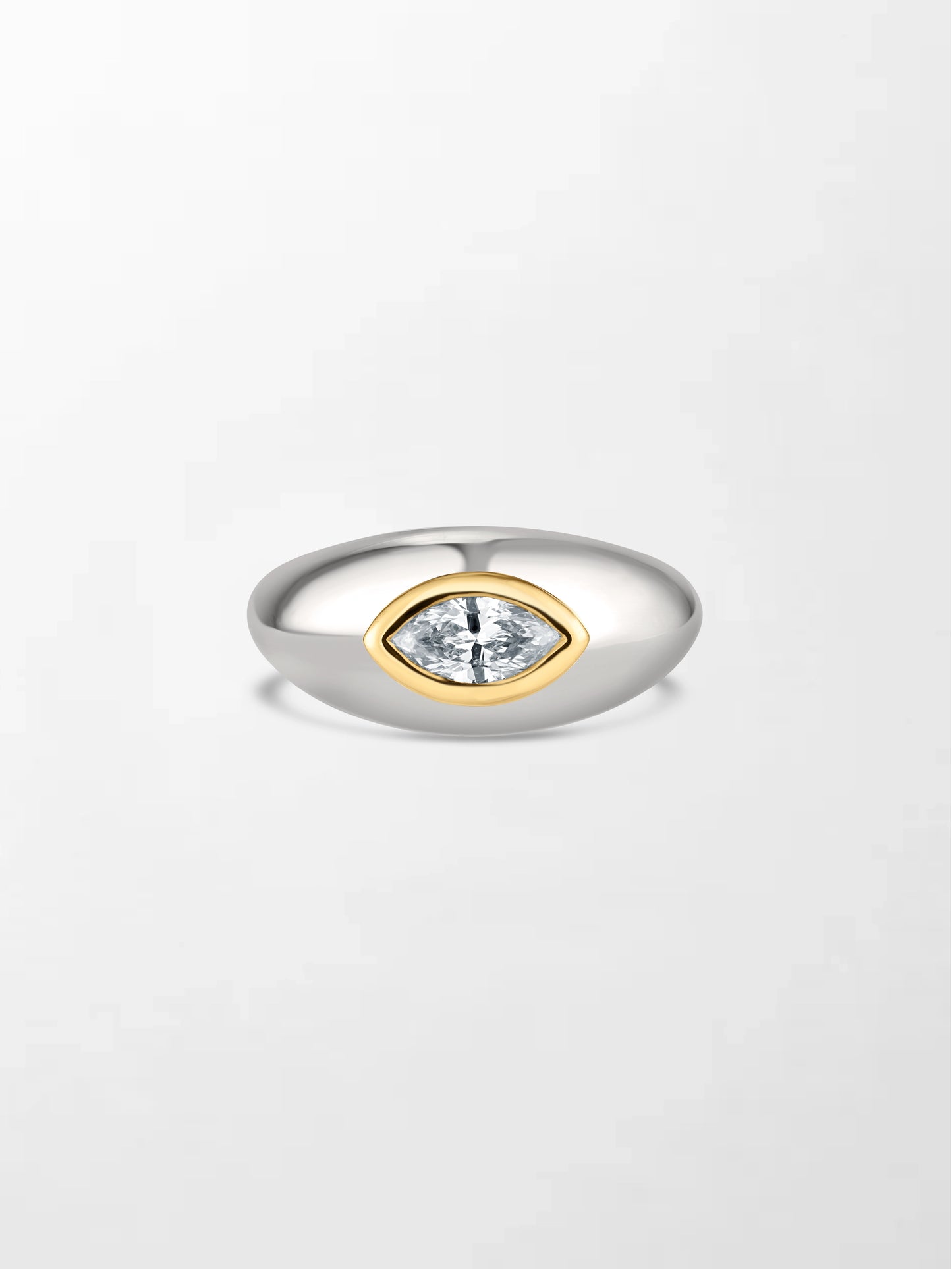 Marquise Duo-Tone Ring