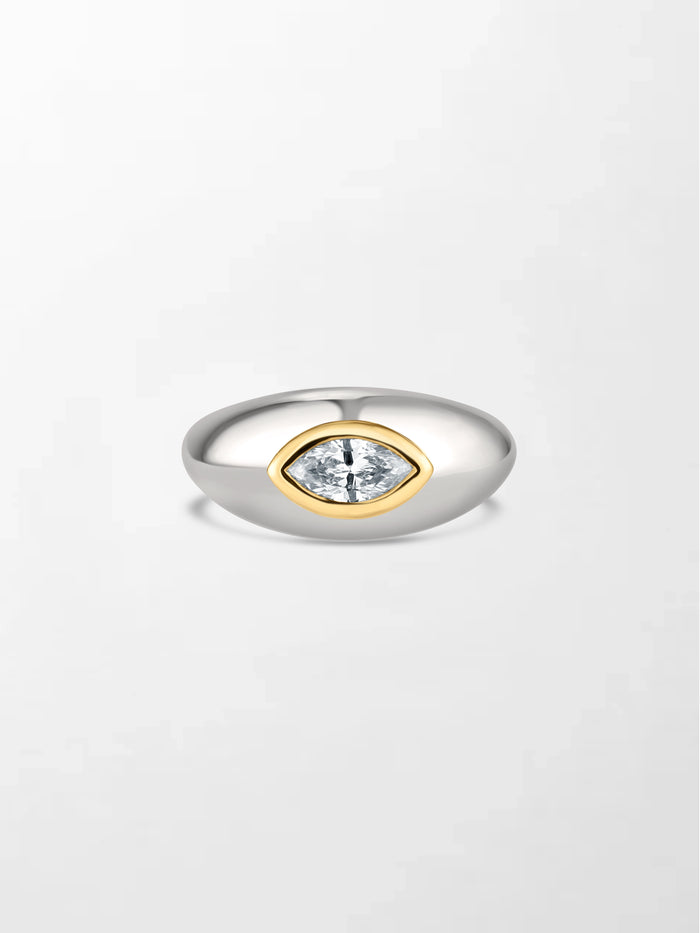 Marquise Duo-Tone Ring