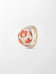 Giraffe Hessonite Ring