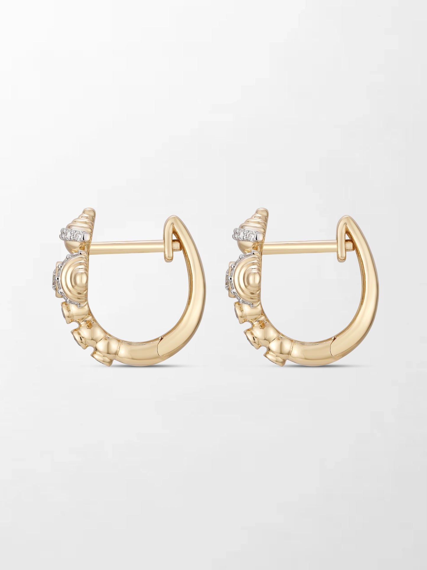 Conch Cross Studs