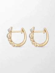 Conch Cross Studs