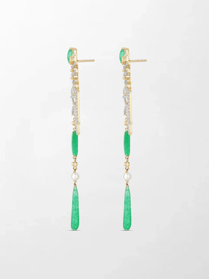 Moon Gate Chandelier Earring