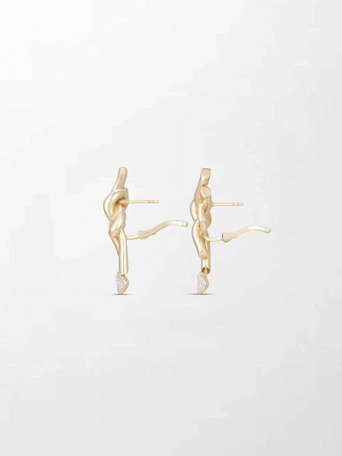 Heart Knot Earring