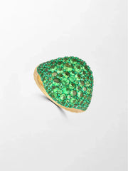 Tsavorite Plush Ring