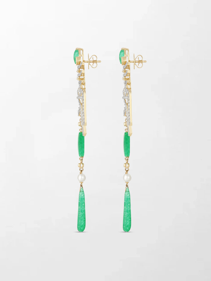 Moon Gate Chandelier Earring